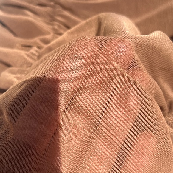 Urban Outfitters | Brown Ruched Strapless Dress for Women Size XS Extra Small - Picture 4 of 12